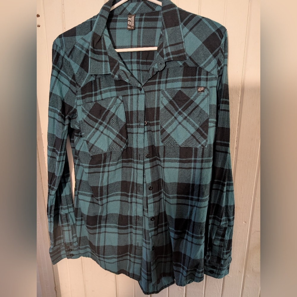 FOX RACING WOMEN'S PLAID SHIRT
